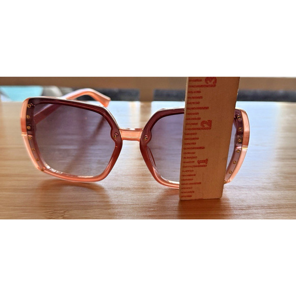 Oversized 100% UV Protection‎ Sunglasses Pink Lightweight Fashion Stylish - Picture 9 of 9